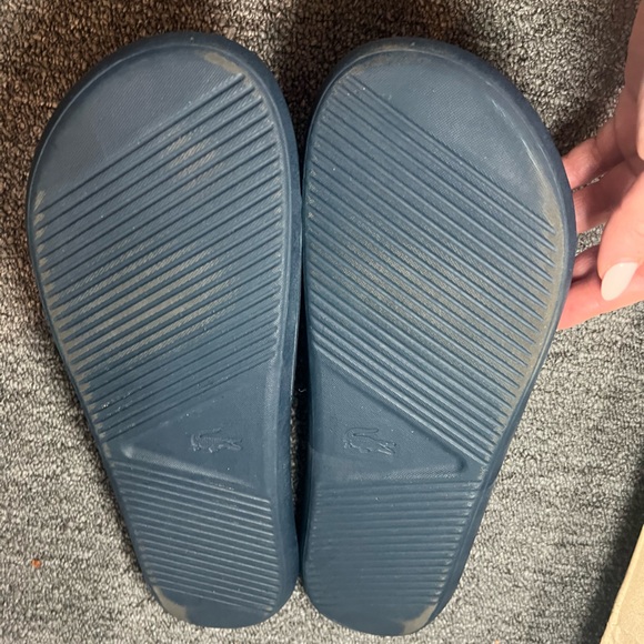 Lacoste Blue Slide Sandals Size 12 - Picture 7 of 9